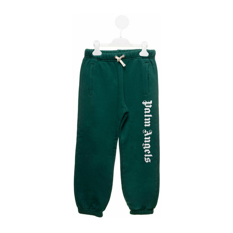 Zielone Jogger Sweatpants dla Chłopców Palm Angels