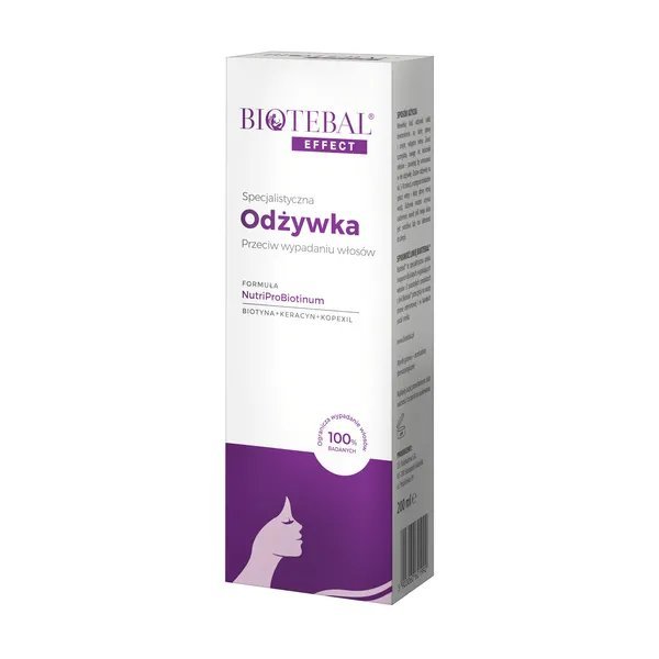 Biotebal Effect, specjalistyczna odżywka przeciw wypadaniu włosów, 200 ml