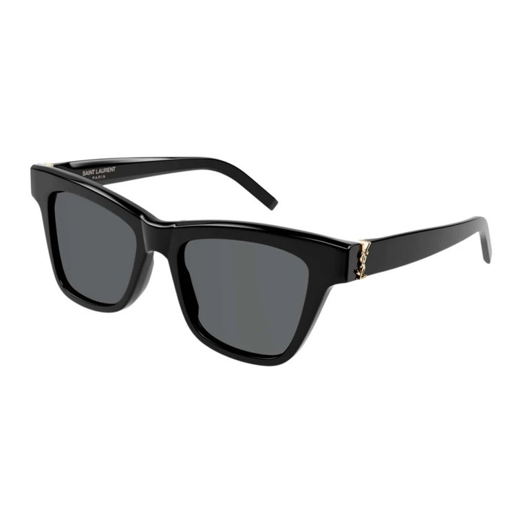 Czarne okulary przeciwsłoneczne Cat Eye Saint Laurent