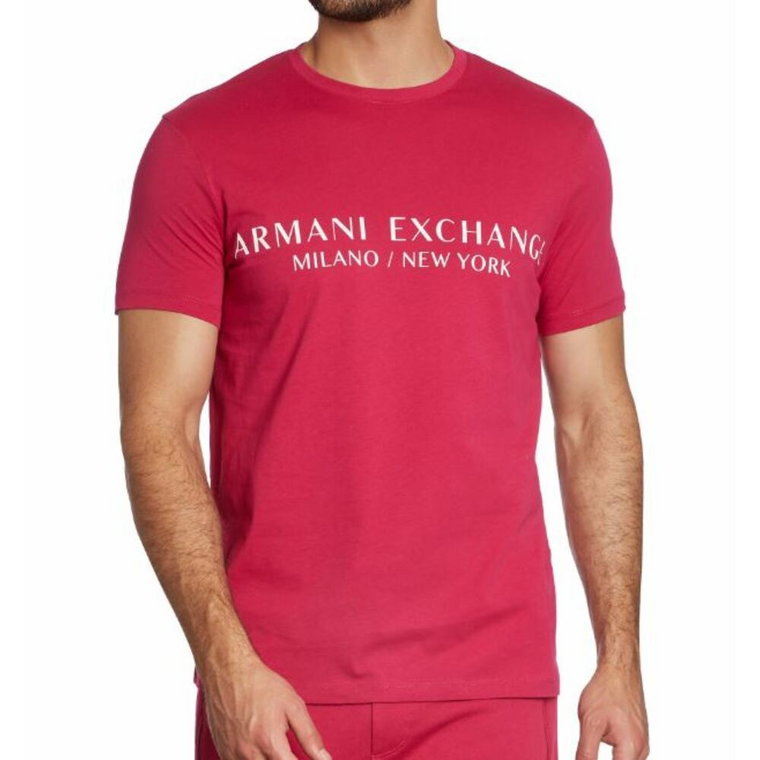 T-shirty Armani Exchange i polo czerwone Armani Exchange
