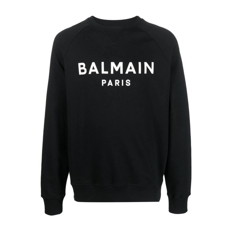 Logo-Print Crew-Neck Sweatshirt Balmain