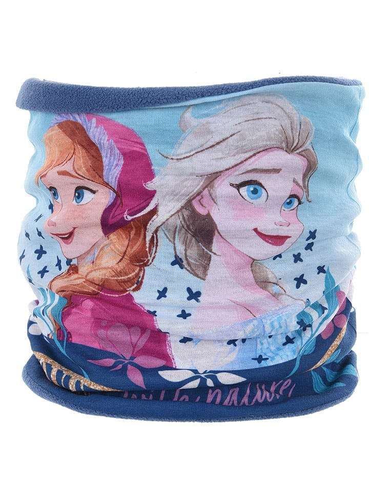 Disney Frozen Dwustronny szal-koło "Kraina Lodu" w kolorze błękitnym