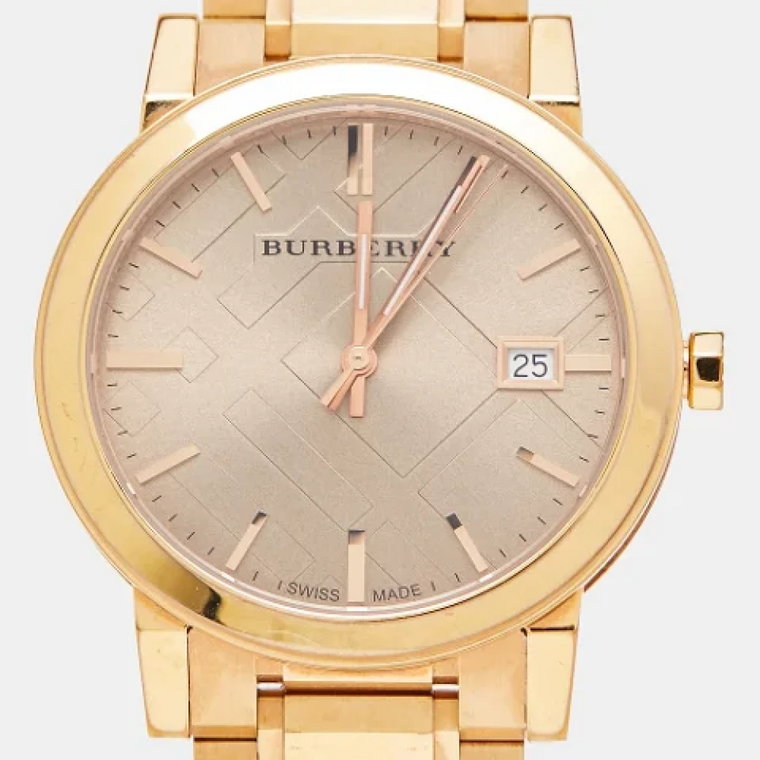 Pre-owned Rose Gold watches Burberry Vintage