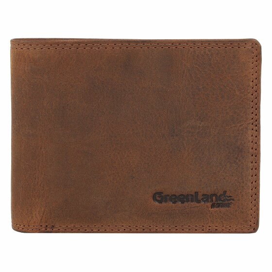 Greenland Nature Montenegro Wallet RFID Leather 12 cm braun