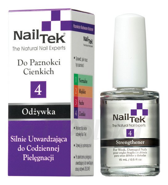 Nail Tek, XTRA, odżywka ochronna do paznokci bardzo miękkich, 15 ml