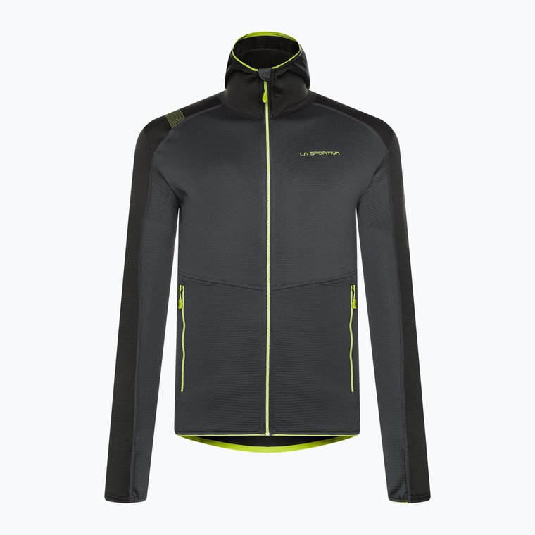 Bluza męska La Sportiva Upendo Hoody carbon/ lime punch