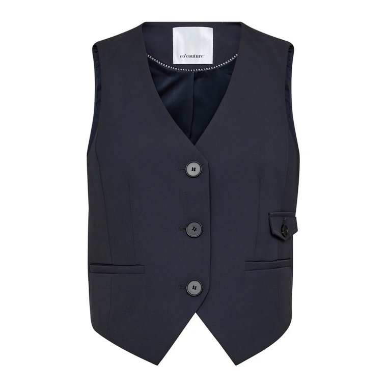 Klasyczny Tailor Vest Waistcoat Ink Co'Couture