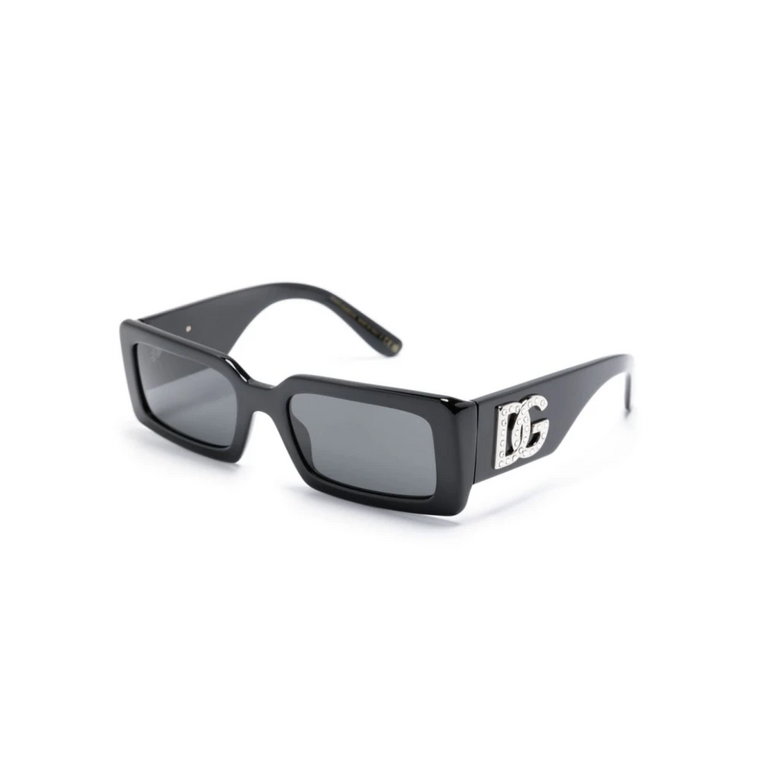 Czarne Okulary Przeciwsłoneczne 335587 Stylowe Codzienne Użycie Dolce & Gabbana