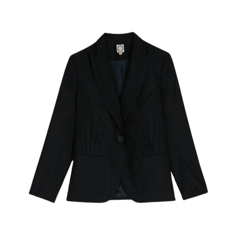 Garance navy blue jacket Ines De La Fressange Paris