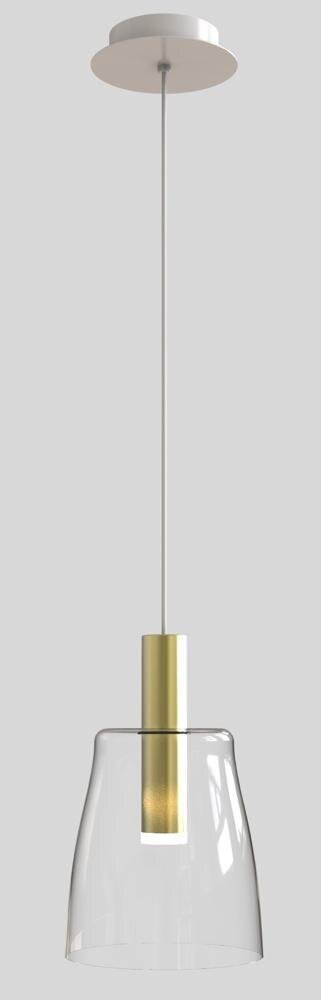 Ledea Lampa wisząca LED Modena złota szklana do salonu i jadalni 15 cm ...