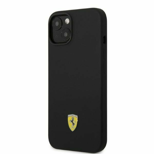 Ferrari FEHMSIP14MBK iPhone 14 Plus 6,7" czarny/black hardcase Silicone Metal Logo Magsafe