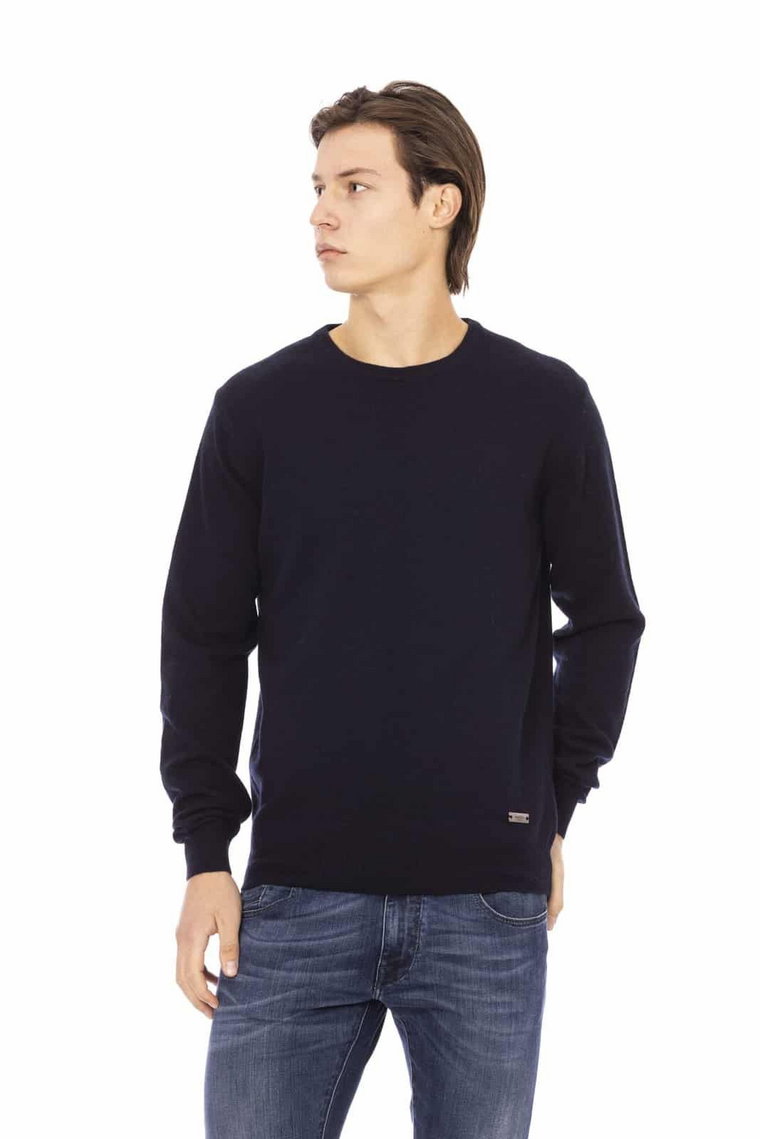Swetry marki Baldinini Trend model GC2510_TORINO kolor Niebieski. Odzież męska. Sezon: Jesień/Zima