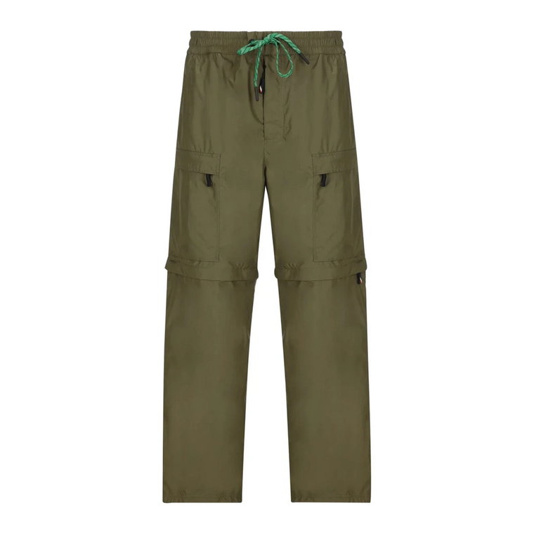 Zielone Spodnie Grenoble - Oversize Moncler