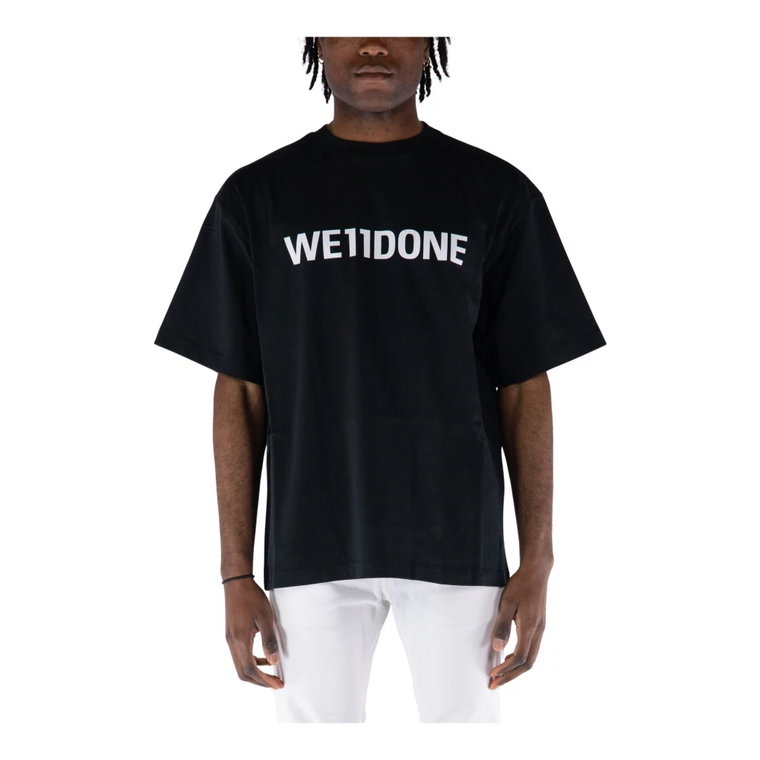 Klasyczny T-shirt z logo We11Done