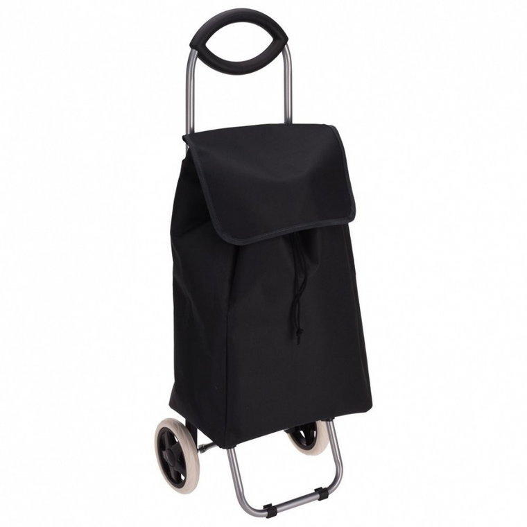 Wózek z torbą na zakupy czarny 30 l kod: O-489157