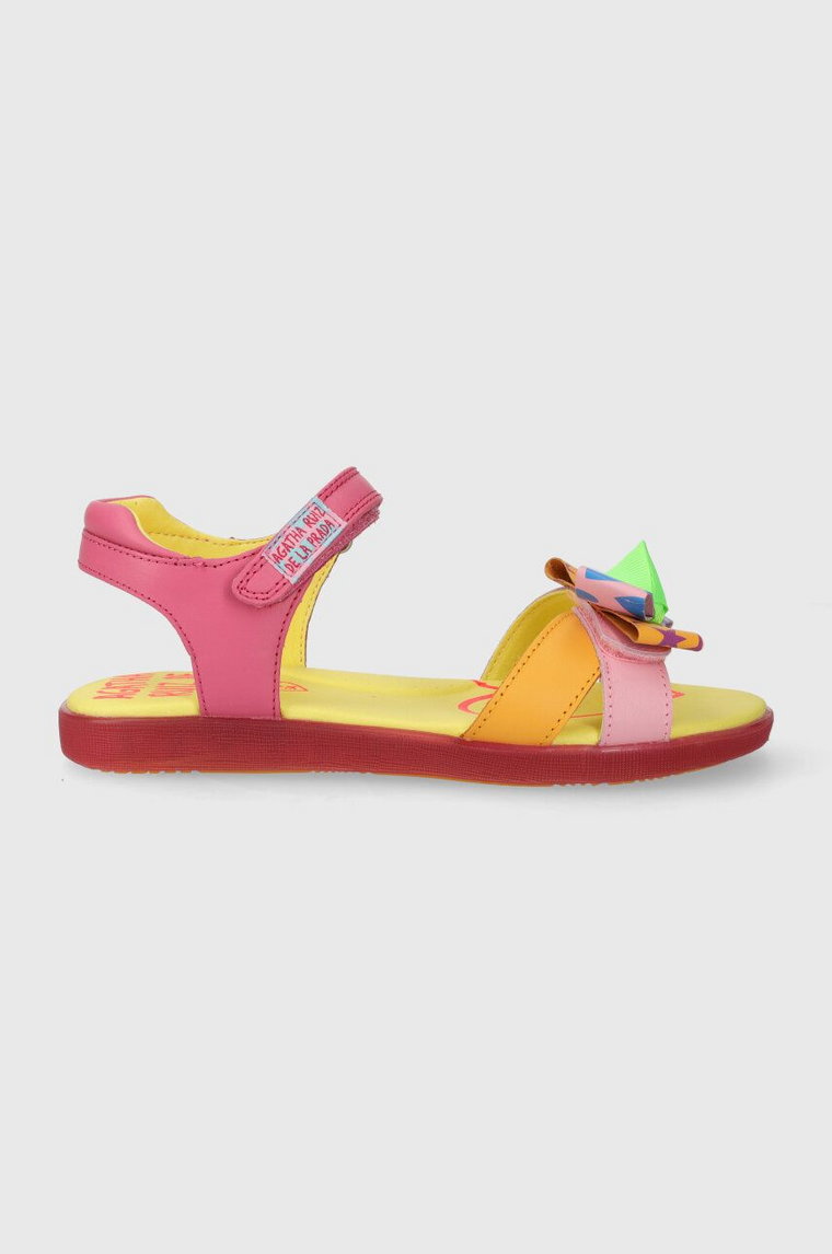 Agatha Ruiz de la Prada sandały skórzane dziecięce