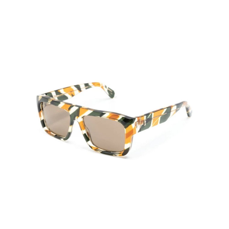 Brązowe/Hawana Okulary przeciwsłoneczne - Stylowe i wszechstronne Gucci