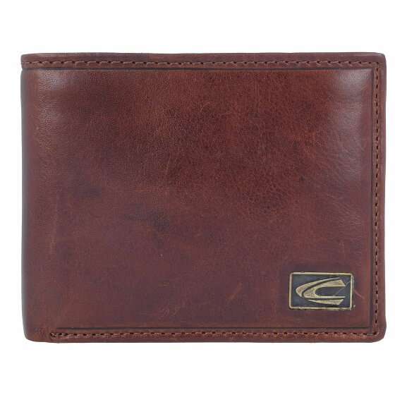 camel active Japoński portfel męski RFID Skóra 11 cm cognac