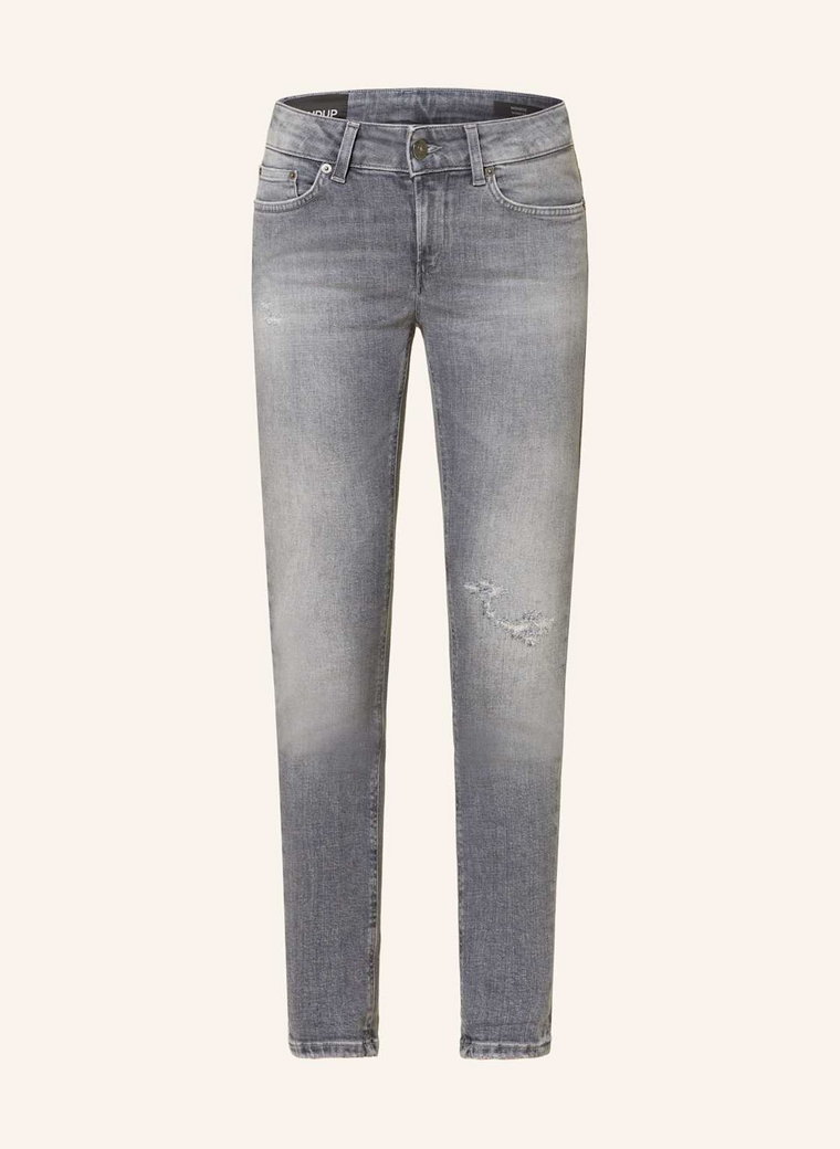 Dondup Jeansy Skinny Monroe grau