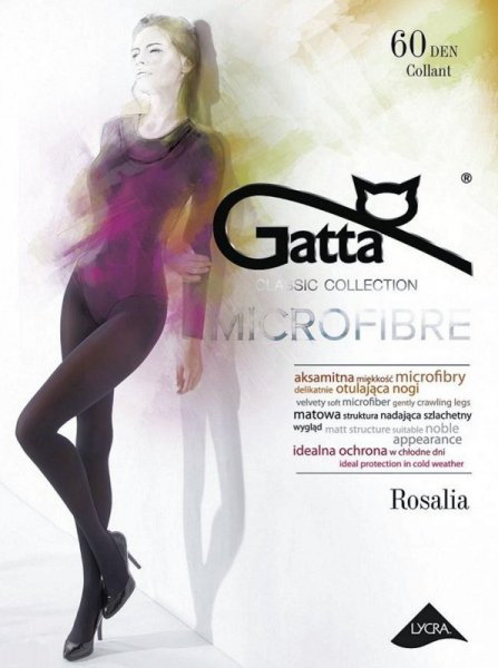 Gatta Rosalia 60 den 5-XL rajstopy