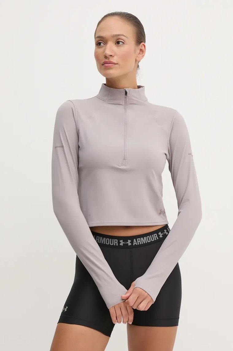 Under Armour bluza do biegania Launch Elite kolor szary 1386338