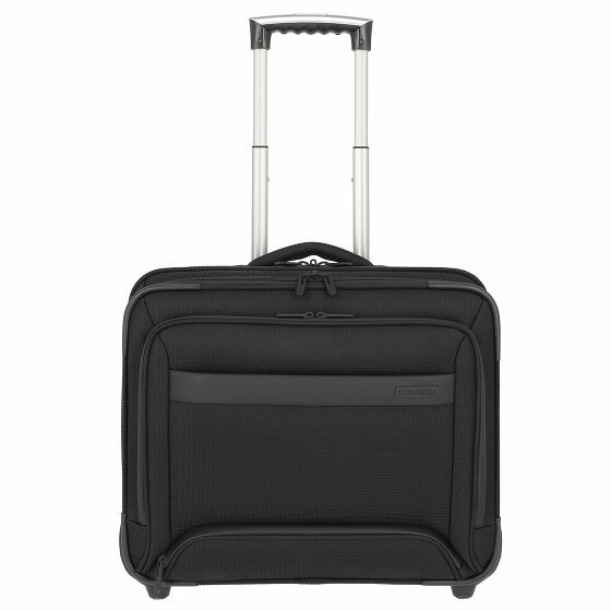 Travelite Meet 2-Wheel Business Trolley RFID 38 cm Przegroda na laptopa schwarz