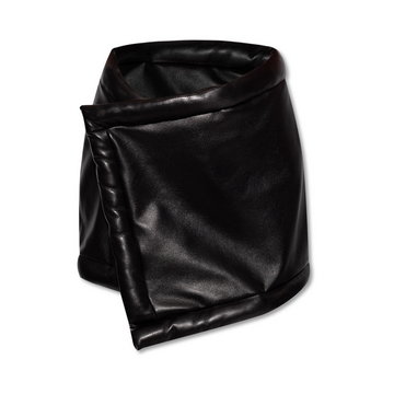 The Mannei, Ksanti leather skirt Czarny, female,