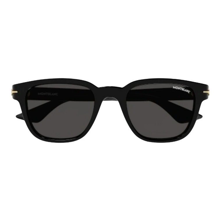 Czarne Szare Okulary przeciwsłoneczne Montblanc