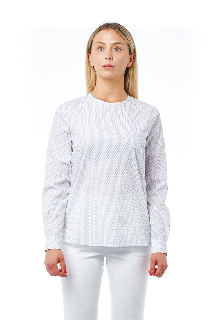 Koszula marki Bagutta model 9LUANA 00004 kolor Biały. Odzież damska. Sezon: