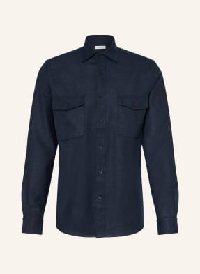 Reiss Koszula Flanelowa Chaser Slim Fit blau