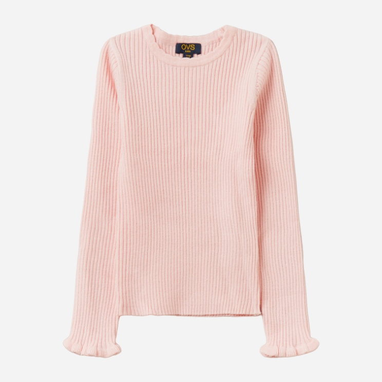 Sweter dla dziewczynki elegancki OVS 1846389 140 cm Różowy (8056781848753). Swetry dla dziewczynek