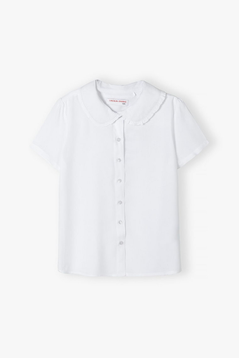 Elegancka biała koszula dla dziewczynki