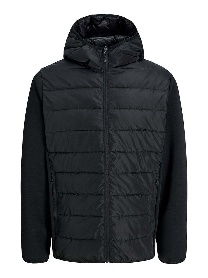 Jack & Jones Kurtka przejściowa "Multi Hybrid" w kolorze czarnym