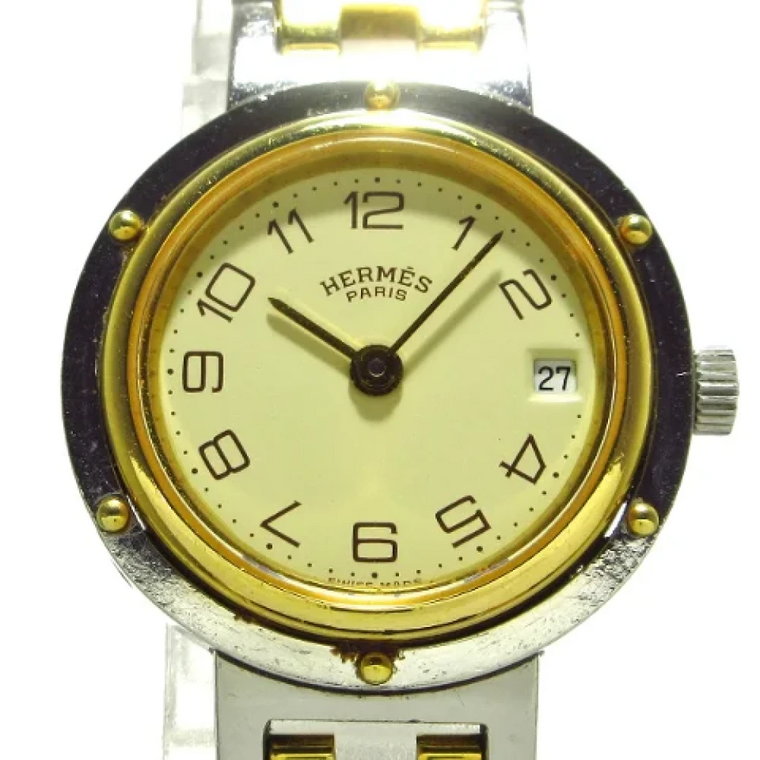 Pre-owned Stainless Steel watches Hermès Vintage