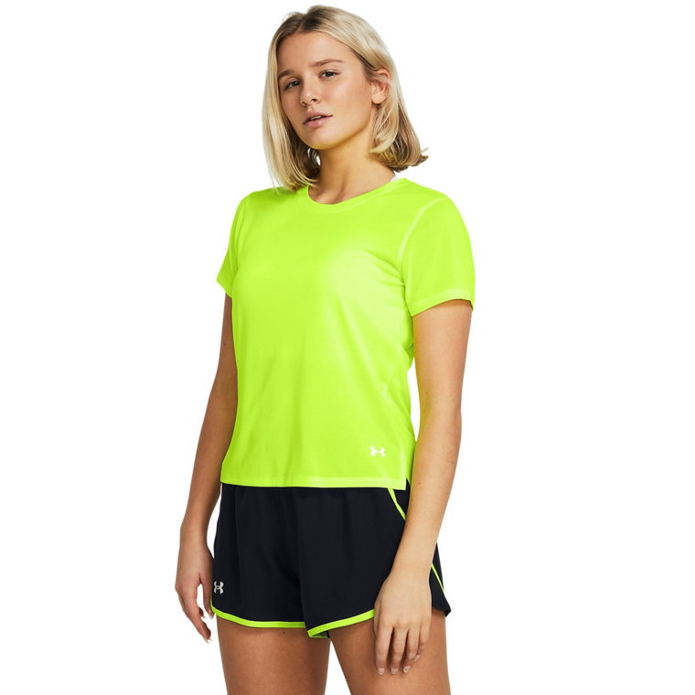 Damska koszulka do biegania Under Armour UA Launch Shortsleeve - zielona