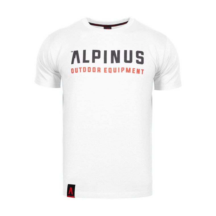 Koszulka trekkingowa męska Alpinus Outdoor Eqpt. biała