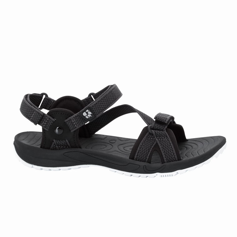 Sandały sportowe damskie Jack Wolfskin LAKEWOOD RIDE SANDAL W black - 37