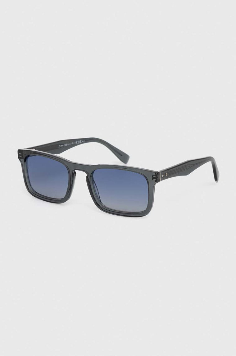 Tommy Hilfiger okulary przeciwsłoneczne męskie kolor szary TH 2068/S