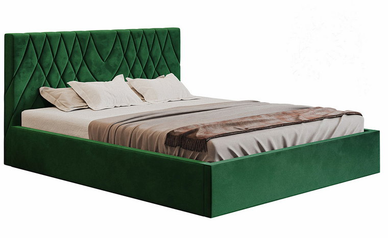 Tapicerowane łóżko 120x200 Rivoli 4X - 36 kolorów