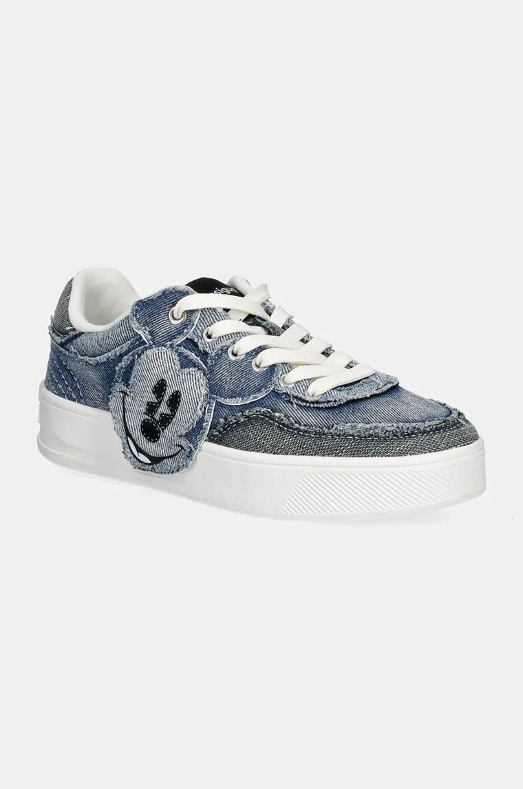 Desigual sneakersy FANCY x Disney kolor niebieski 24WSKD01 5053