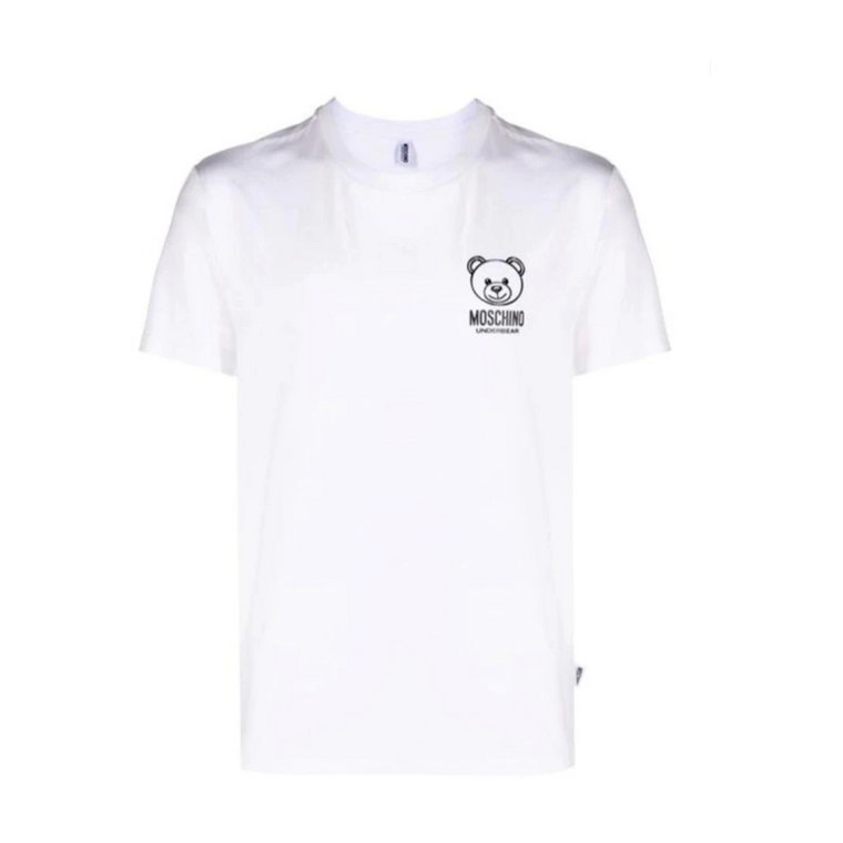 Biały zestaw T-shirtu i Polo Love Moschino
