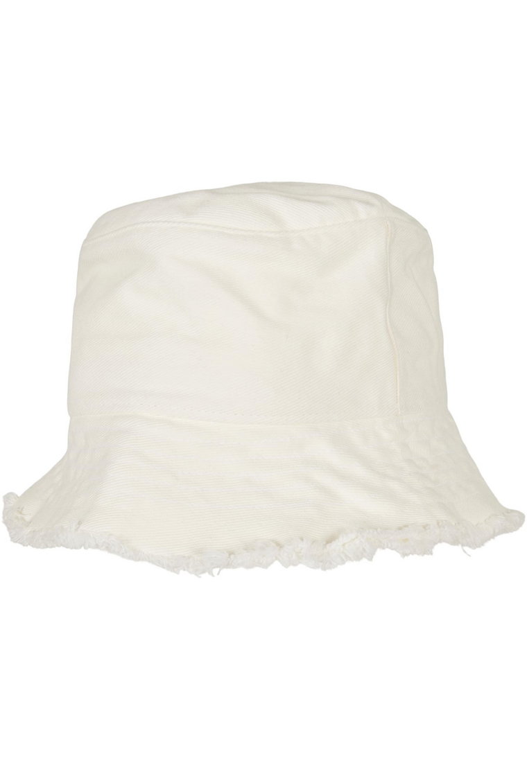 Czapka Z Daszkiem  Bucket Hat Biała Flexfit 5003OE