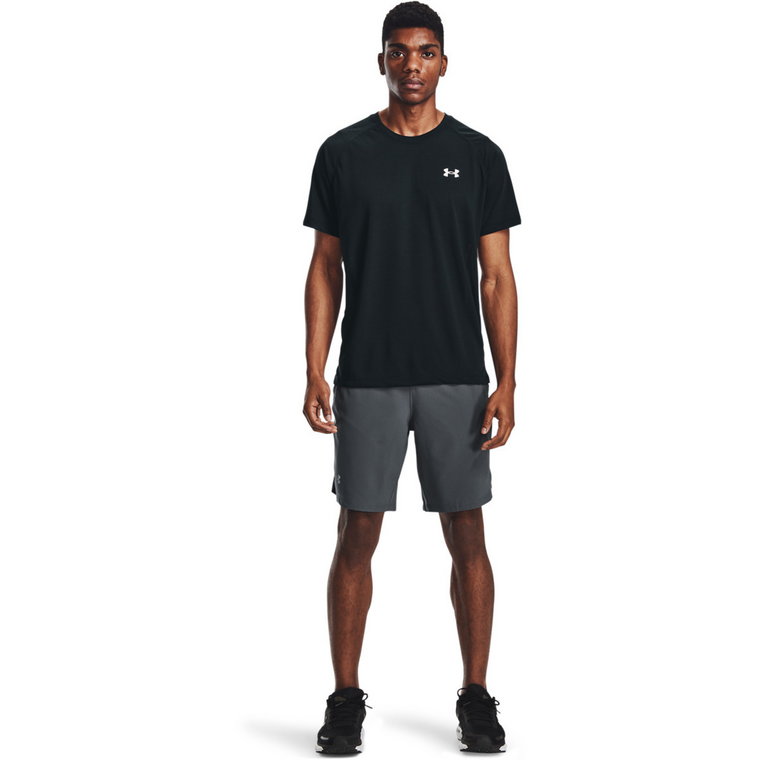 Męskie spodenki do biegania UNDER ARMOUR LAUNCH SW 9'' SHORT - szare