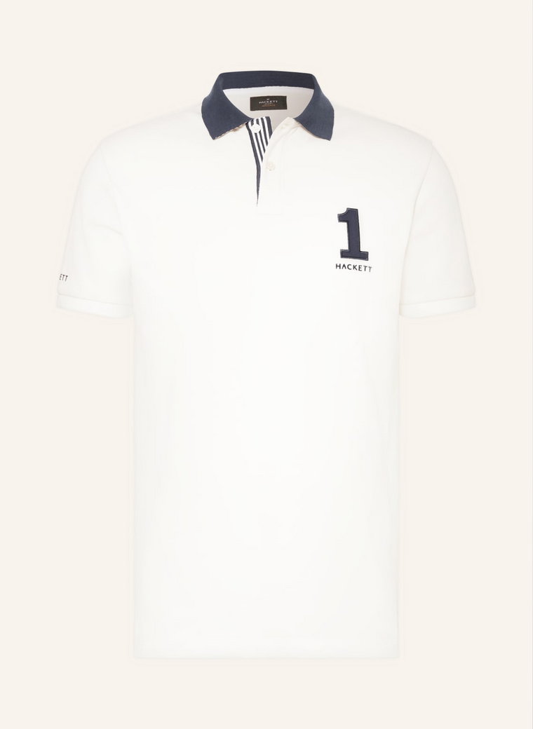 Hackett London Koszulka Polo Z Piki weiss