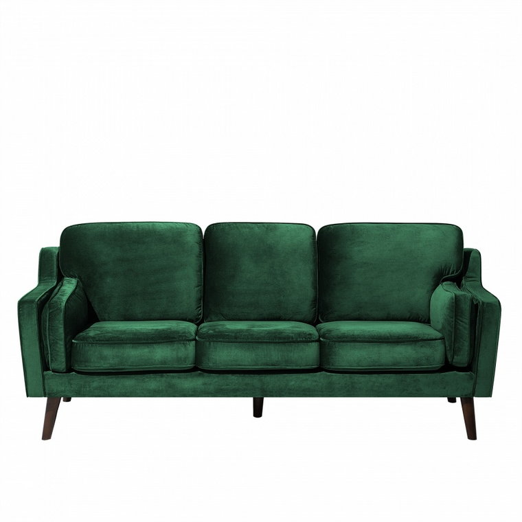 Sofa tapicerowana trzyosobowa zielona Cecilia kod: 4260602373261