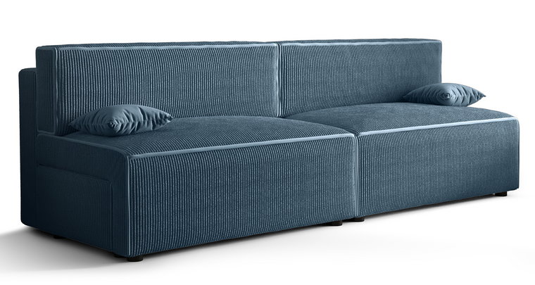 Niebieska rozkładana sofa - Manila 3X