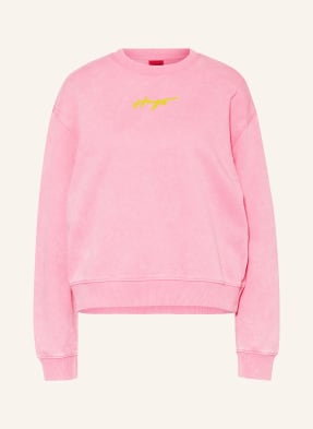 Hugo Bluza Nierozpinana Oversize Deroxina pink