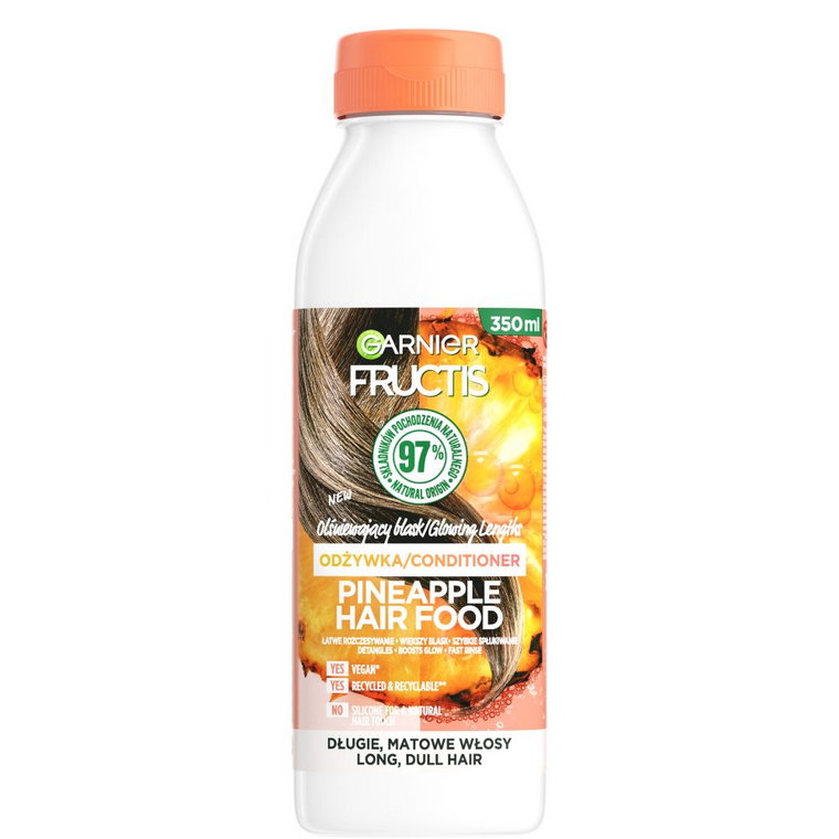 Fructis Hair Food Odżywka do włosów Pineapple 350 ml