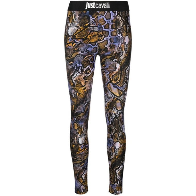 Legginsy w wężowy wzór Just Cavalli