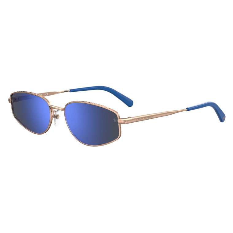 Złote Niebieskie/Niebieskie Okulary przeciwsłoneczne CF 7025/S Chiara Ferragni Collection